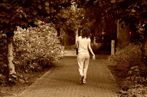Woman walking