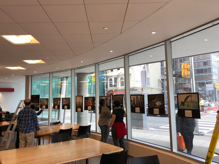 MYTORONTO Calendar 2019 installation at the Toronto Reference Library by Digitization and Preservation staff. MYTORONTO Calendar 2019 installation at the Toronto Reference Library by Digitization and Preservation staff.