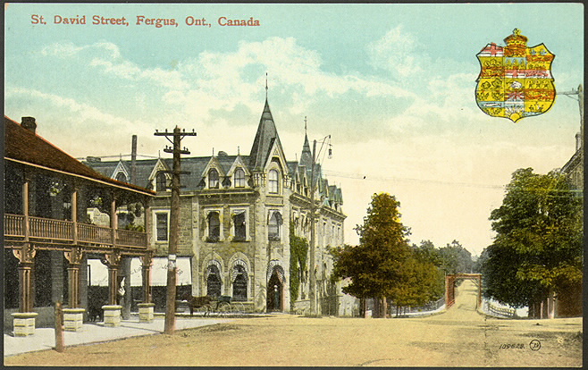 St David Street in Fergus Ontario (1910)