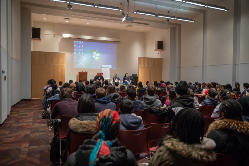 High school students at the Young Adult Author Day