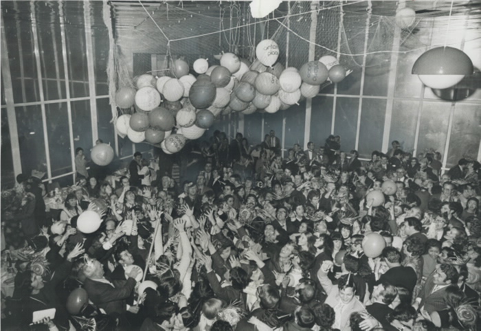 1972 photo New Year's Eve Party at Pod 1 Ontario Place Toronto Star Photograph Archives