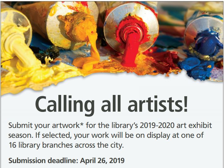 Calling all artists Calling all artists