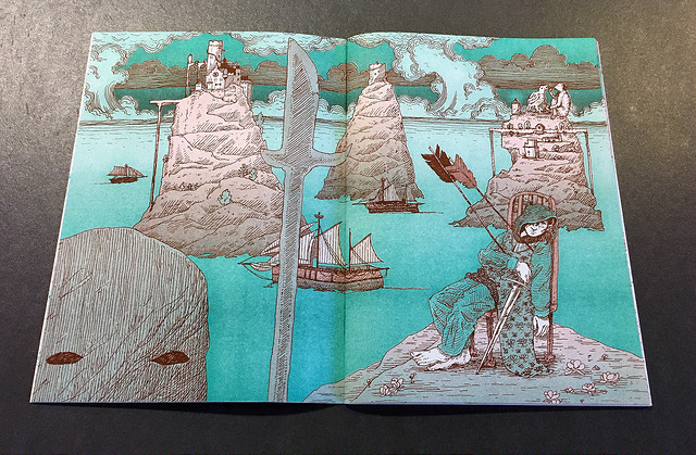 Wavering Line Fantasy Drawing
