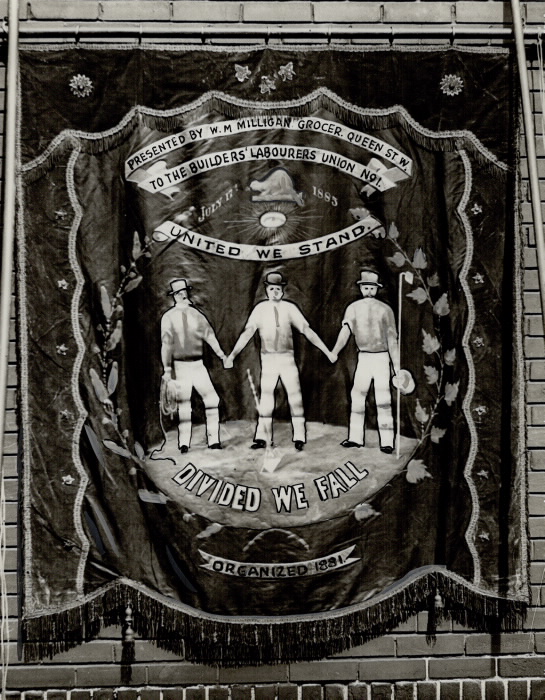 1883 Labour Day Banner