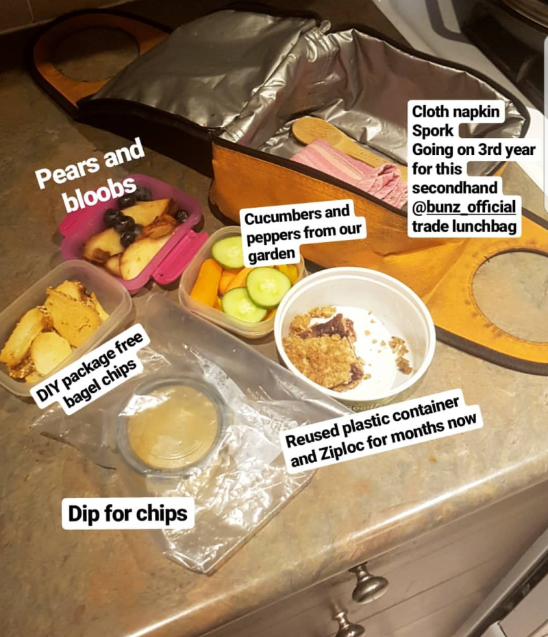 A litterless lunch A litterless lunch