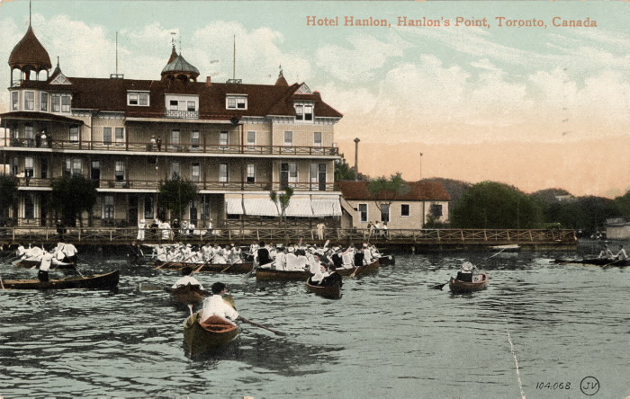 Hotel Hanlon postcard, 1910