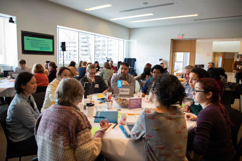 Staff at the Strategic Plan Town Hall