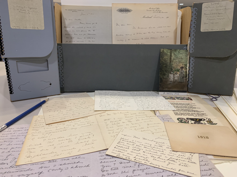 Letters and manuscripts
