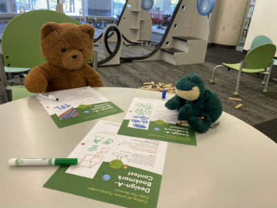 Stuffies Design Bookmarks