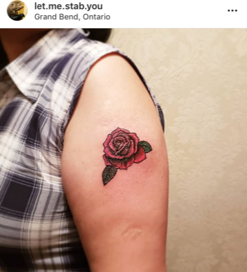 a photo of one of K's tattoos