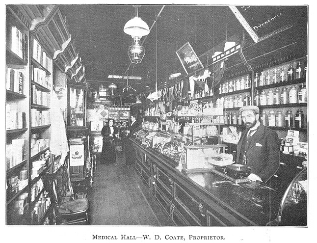 Medical Hall-W. D. Coate, Proprietor