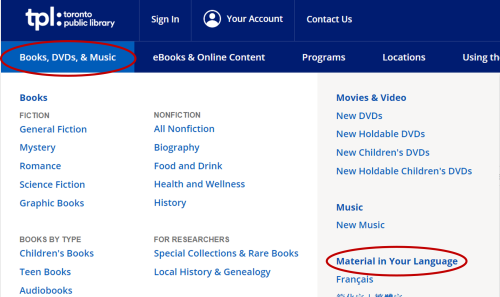 Materials in your language
