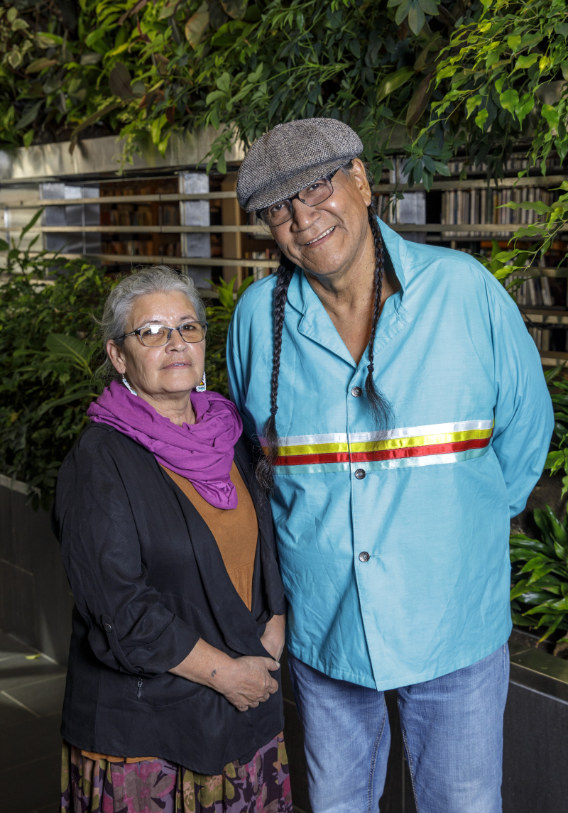 Elders in Residence Frances Whiskeychan and Patrick Etherington