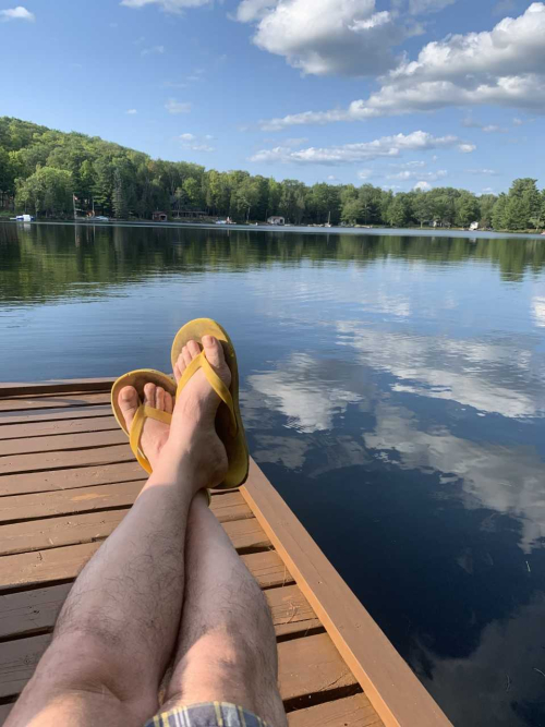 Cottage dock view 2019