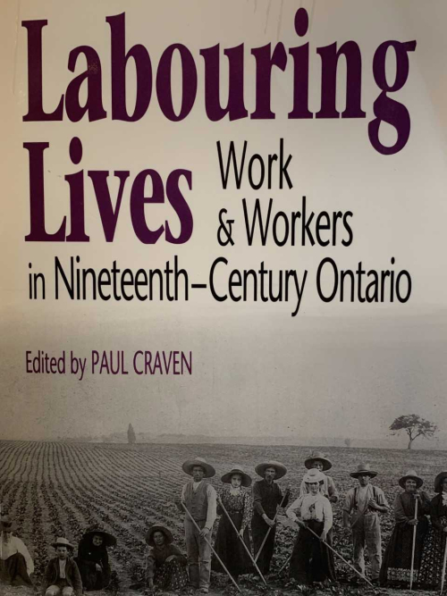 Labouring lives  work and workers in nineteenth-century Ontario