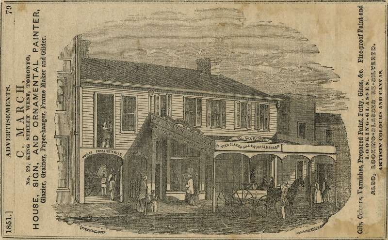 29 King Street West  Toronto in 1851