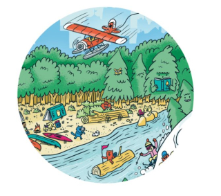 TDSRC - illustration of a forest and beach TDSRC - illustration of a forest and beach