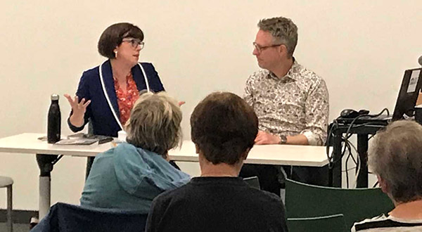 Claire Tansey and Chris Nuttall-Smith