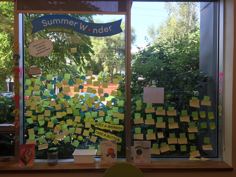 Wonder Wall at Brentwood Branch