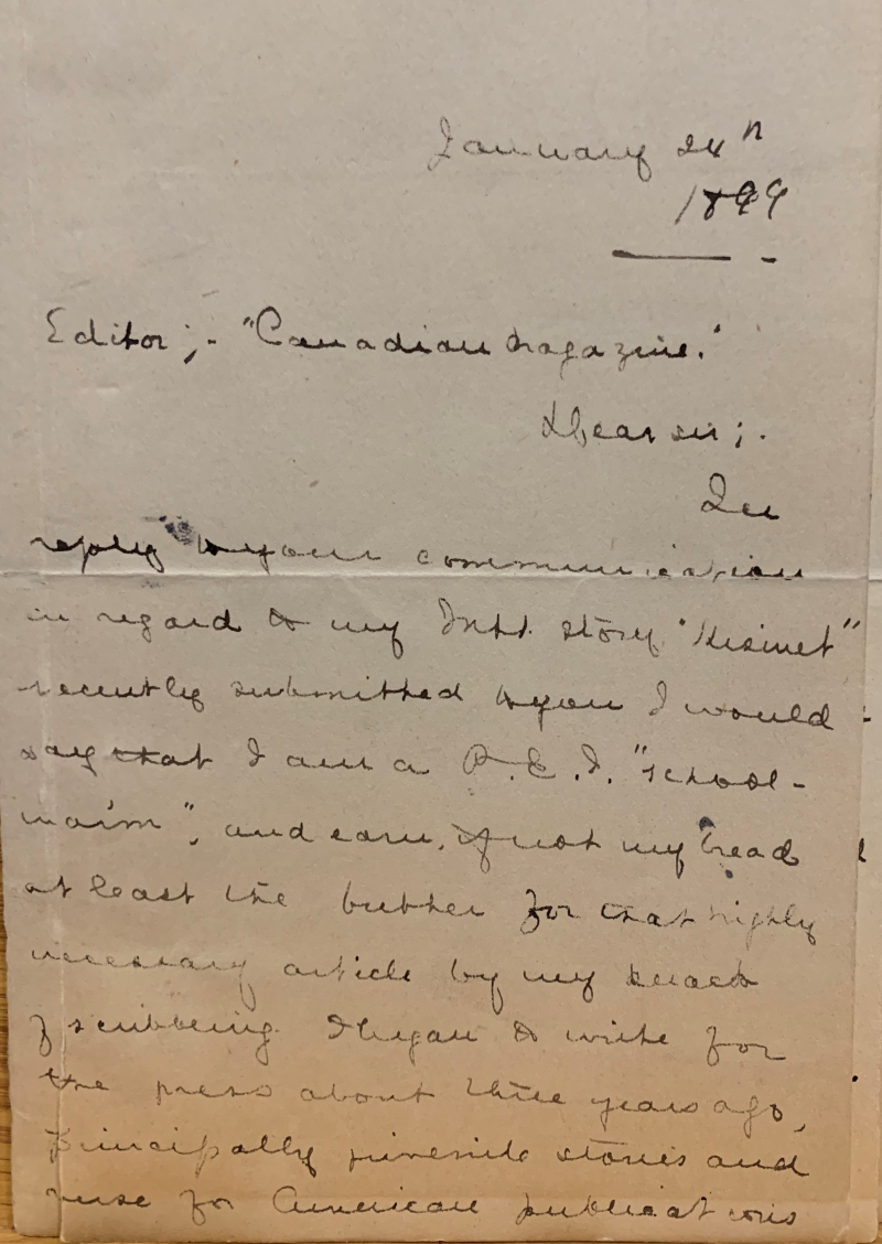 Montgomery's letter