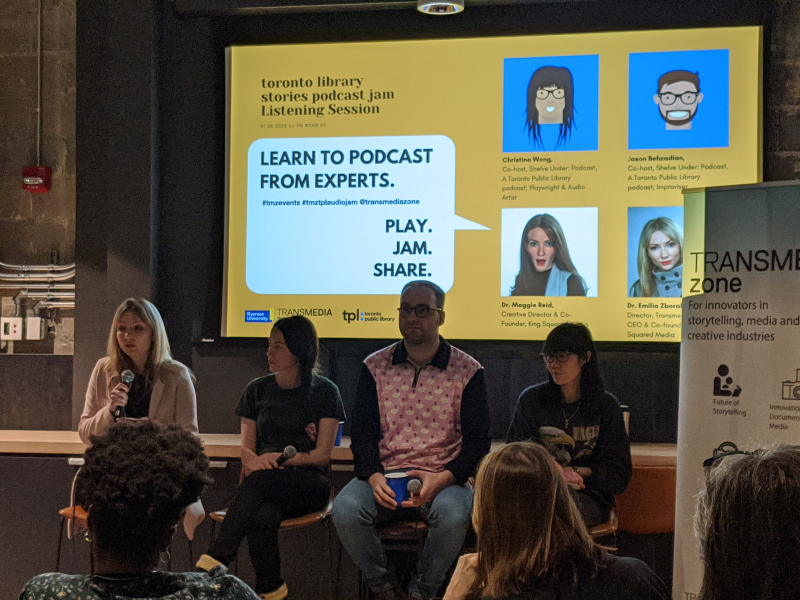 Podcast Jam panel