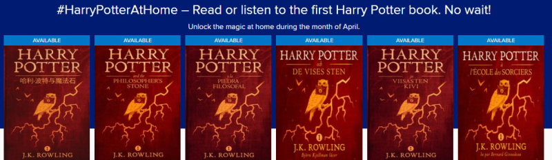 Harry Potter at Home on Overdrive