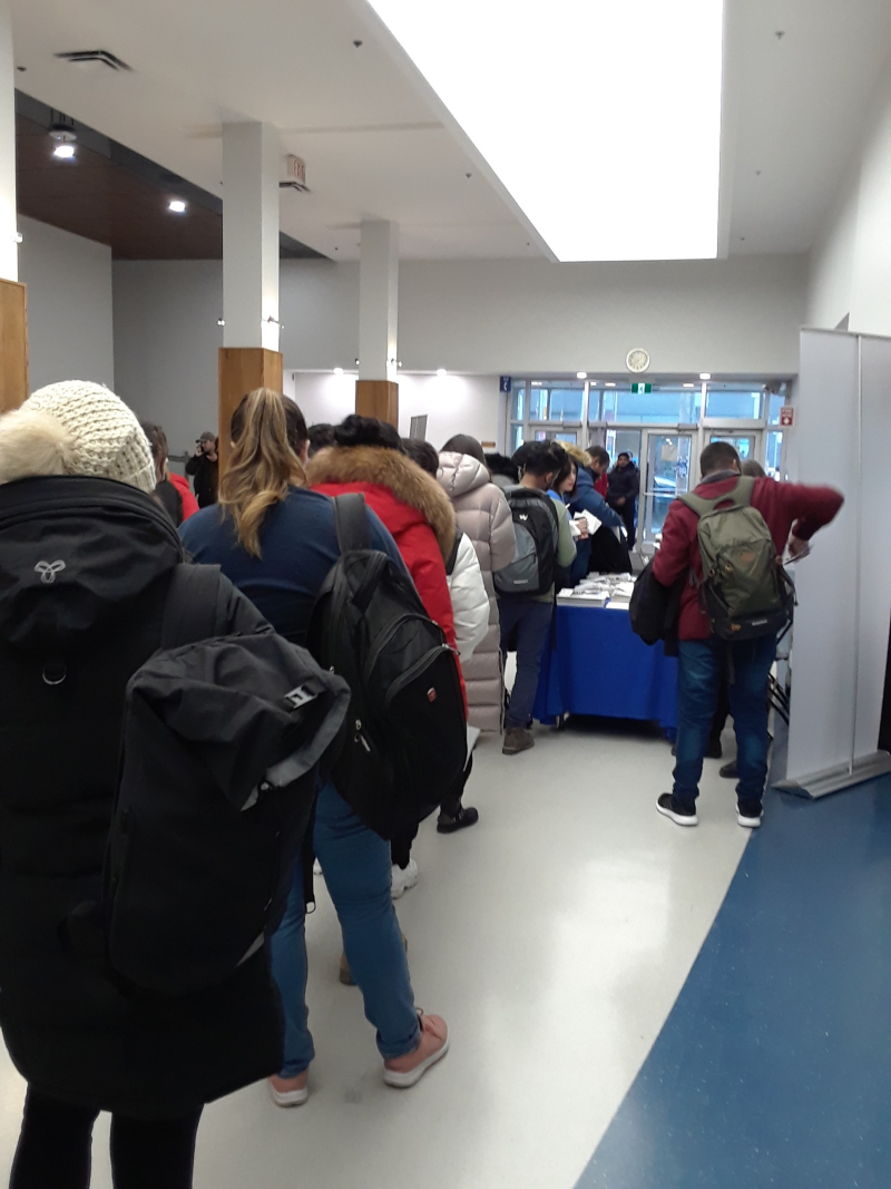 George Brown College students