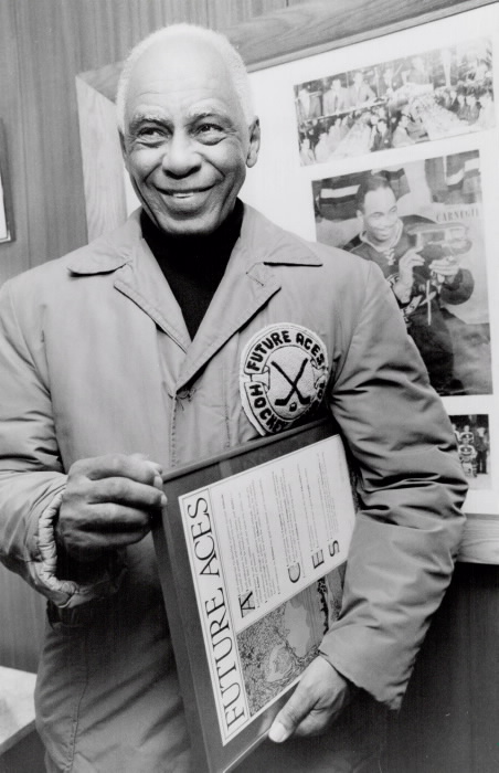 Herb Carnegie The former hockey player and his Future Aces Creed are featured in two special Spiderman comic books coming out next month