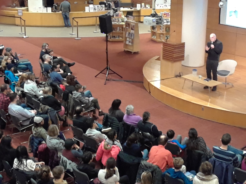 Gordon Korman at Toronto Reference Library