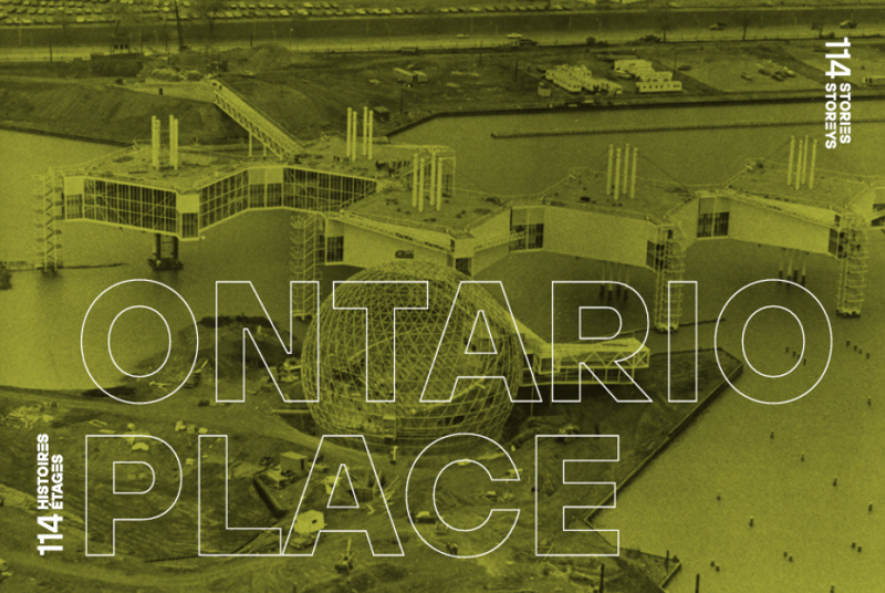 Vue aérienne de la Place de l'Ontario