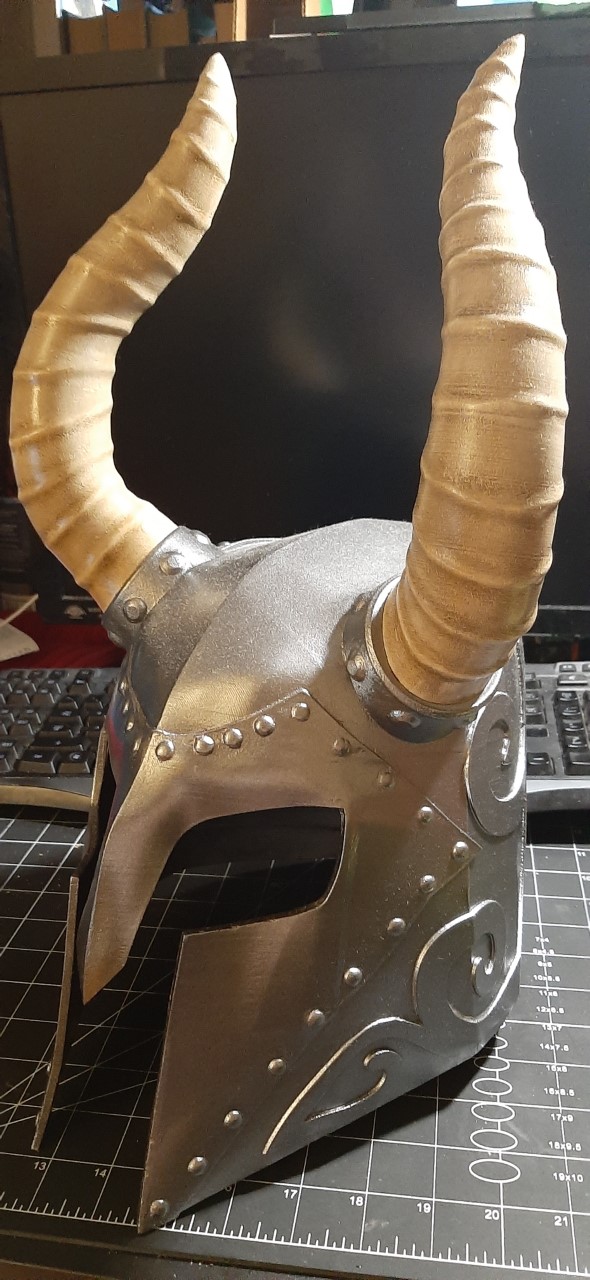 3D printed helmet inspired by Skyrim video game