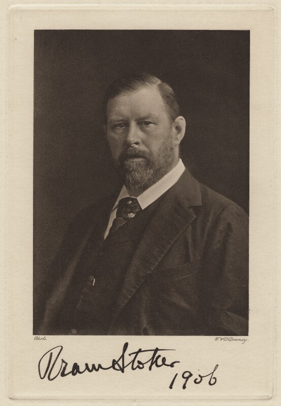 Autographed photograph of Bram Stoker