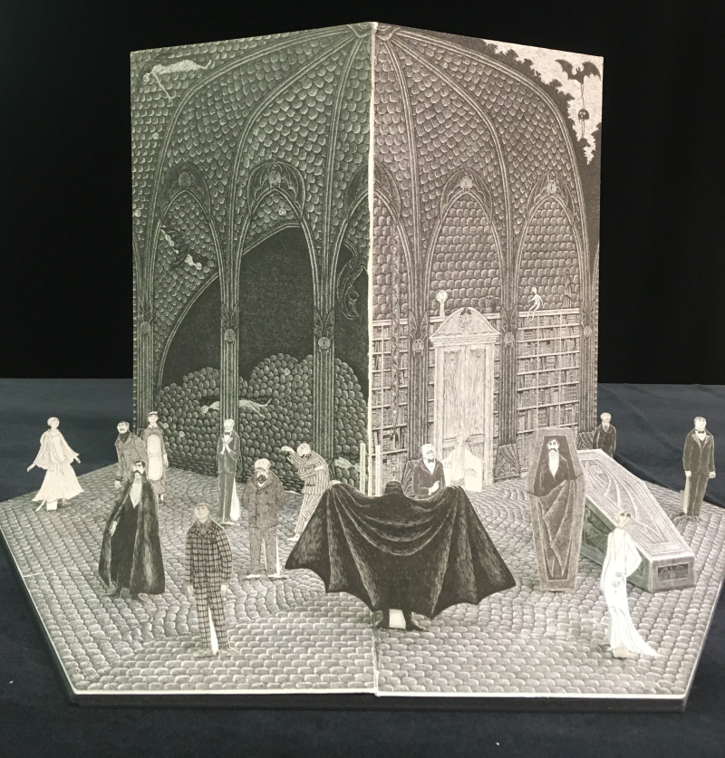 Dracula toy theatre designed by Edward Gorey