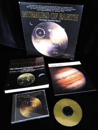 Contents of the boxed set feature planetary images. .