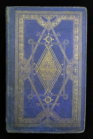 Blue and gold embossed cover of Ghost Stories