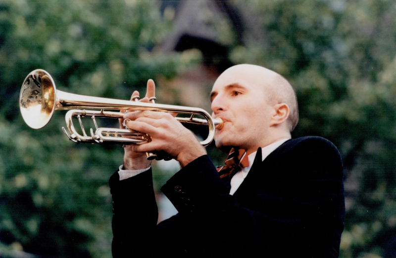 Man playing trumpet