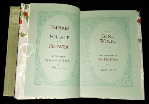 Interior title page of Empires of Foliage and Flowers