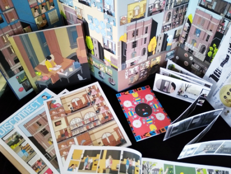 Building Stories box set open to show wide assortment of print formats 