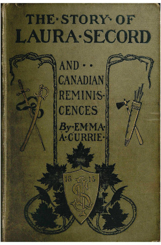 Vintage book cover with emblem with date of 1813, swords, axes and arrows