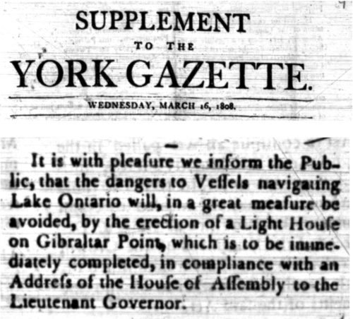 Two screenshots of old newspaper with the title Supplement to the York Gazette Wednesday March 16 1808
