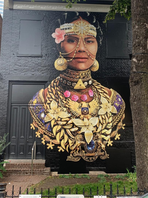 Mary Ann Shadd mural on William Lyon Mackenzie House Mary Ann Shadd mural on William Lyon Mackenzie House