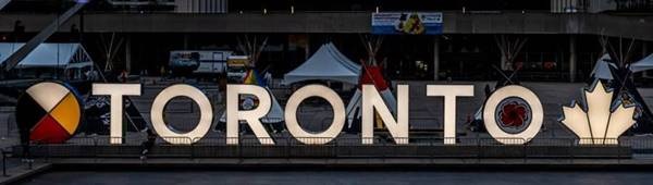 Poppy to the Toronto Sign in Nathan Phillips Square Poppy to the Toronto Sign in Nathan Phillips Square