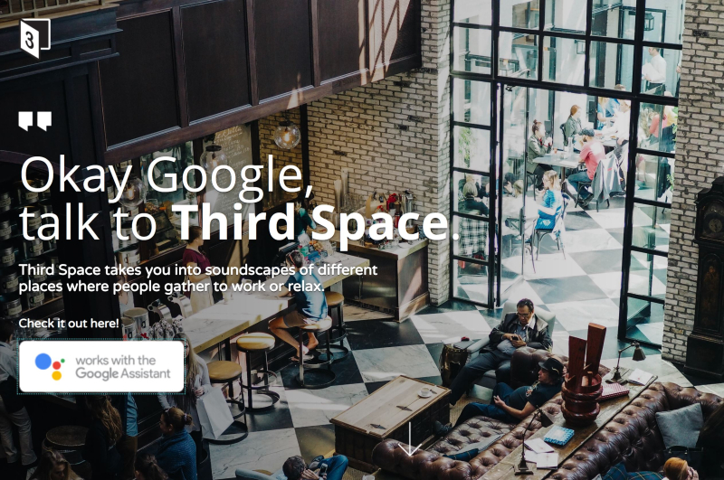Third Space website screen capture