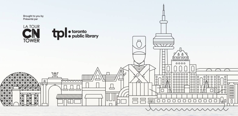Illustration of Toronto from exhibit