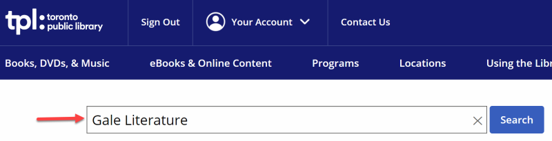 TPL Search Box