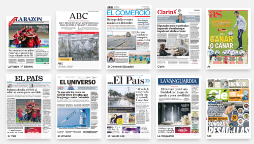 Screen shot of Newspapers and Magazines available on PressReader. Screen shot of Newspapers and Magazines available on PressReader.