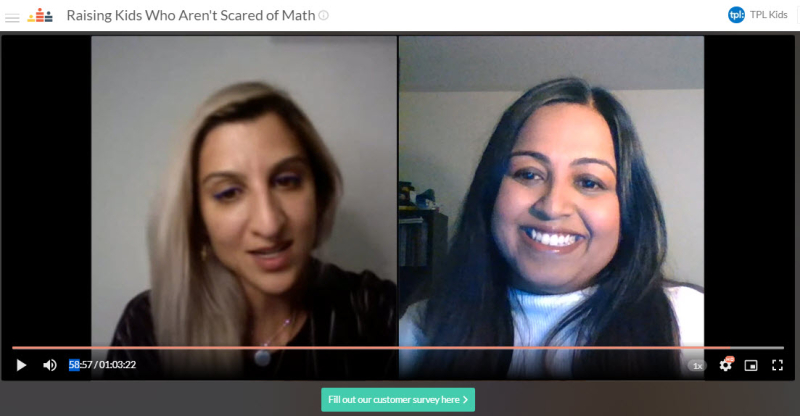 Raising Kids Who Arent Scared of Math Seminar Screenshot