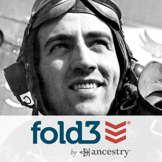 Fold3 logo with image of WW2 Air Force soldier Fold3 logo with image of WW2 Air Force soldier