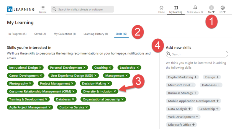 Change Your Skill Selection