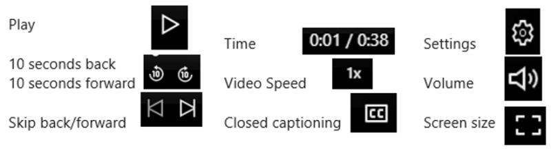 Video Player Controls